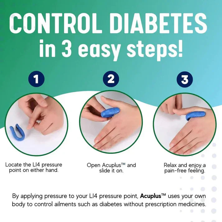 Acuplus+ Sugar Control Acupressure Point Clip - Buy 1 Get 2 FREEš„