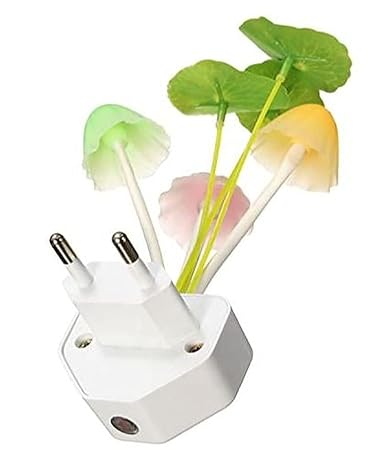 Mushroom Flower Shape Light for Home (Pack of 2)