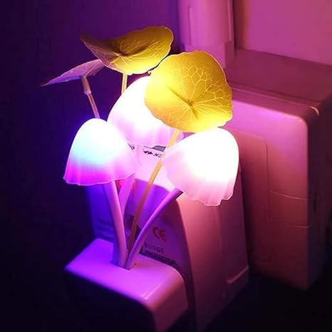 Mushroom Flower Shape Light for Home (Pack of 2)