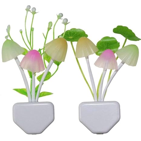 Mushroom Flower Shape Light for Home (Pack of 2)