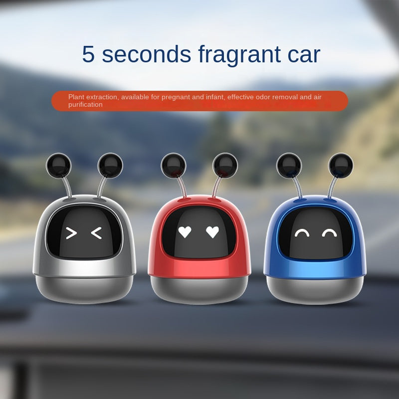 Mini Robot Car Perfume For Car Dashboard Decoration