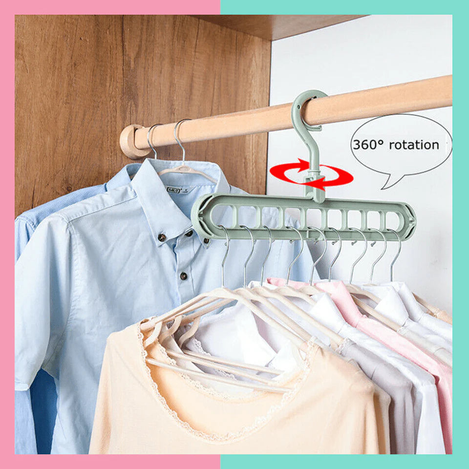 9 Hole Space Saving Hanger